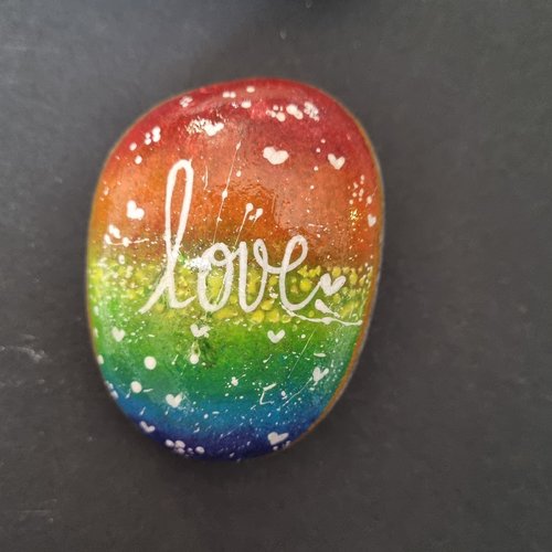 Les galets rainbow arc en ciel de wonder