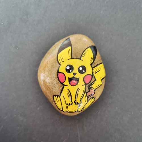 Les galets personnages de pokemons  de wonder