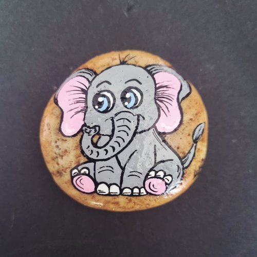 Les galets éléphants de wonder