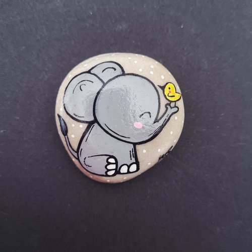 Les galets éléphants de wonder