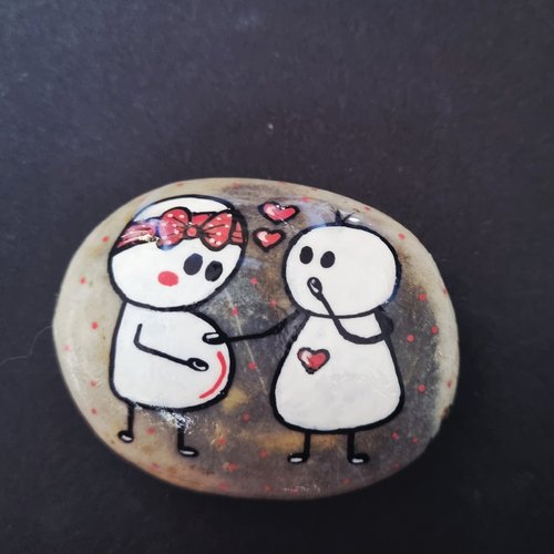 Les galets bonhomme poétiques de wonder