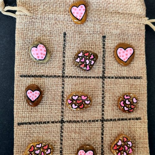 Les galets jeux de morpions de wonder