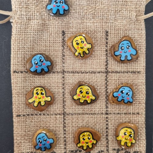 Les galets jeux de morpions de wonder