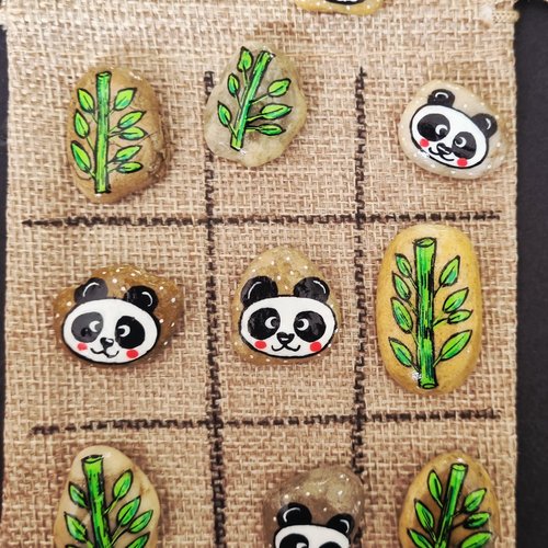 Les galets jeux de morpions de wonder