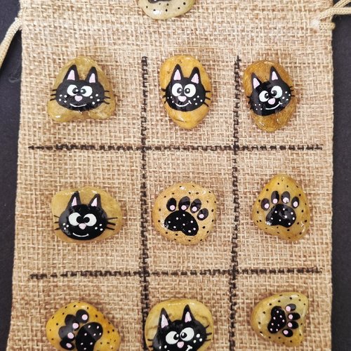 Les galets jeux de morpions de wonder