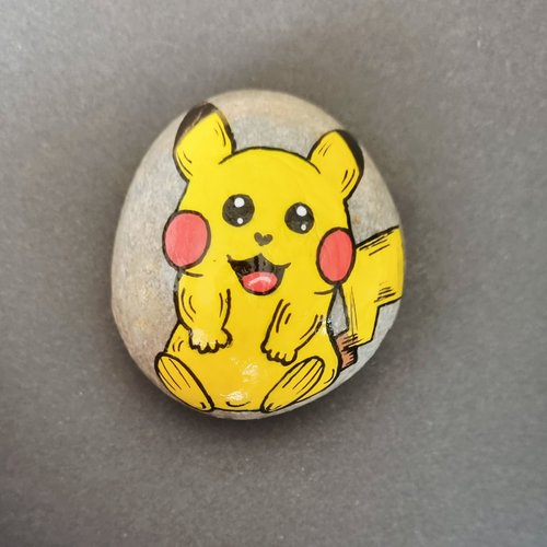 Les galets personnages de pokemon de wonder