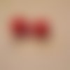 Boucle d oreille petite sucette rouge- de 2,5cm 