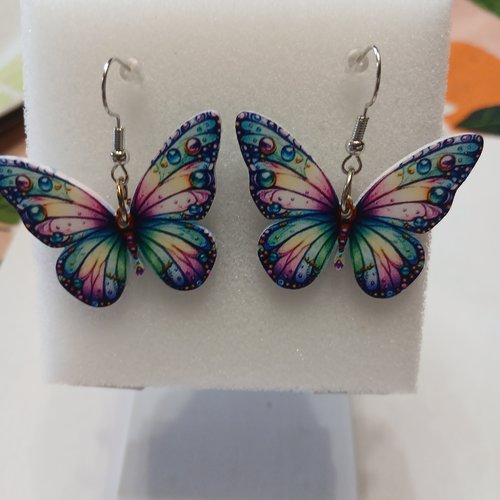 Boucle d oreille papillon