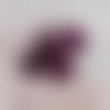 4 perles étoiles de mer violet  pierre teintée howlite 14mm
