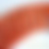 10 perles oeil de chat en verre 10mm  couleur orange foncé grade a 