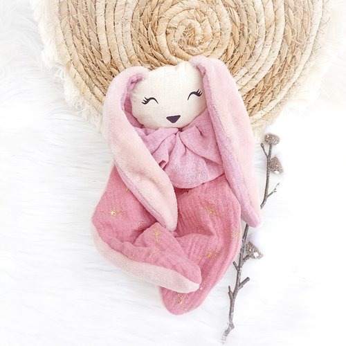 Doudou "câlin" rose