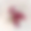 Joli doudou mou lapin rose motif licorne