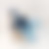 Joli doudou faon bleu / gris / marine
