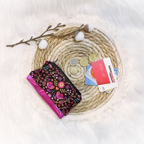 Porte monnaie oiseaux d'amour