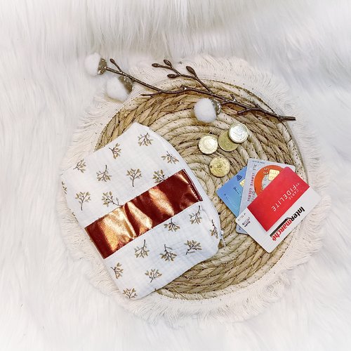 Porte monnaie / pochette petit bouquet