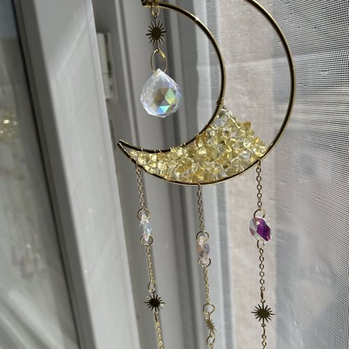 Attrape soleil en citrine