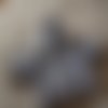 Gilet capuche bicolor tricoté au point mousse taille 6 mois