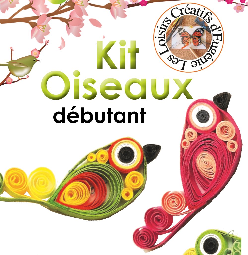 Kit Tuto Quilling Oiseaux Un Grand Marche