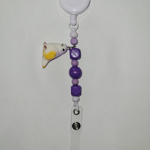 Porte badge retractable
