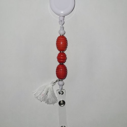 Porte badge retractable