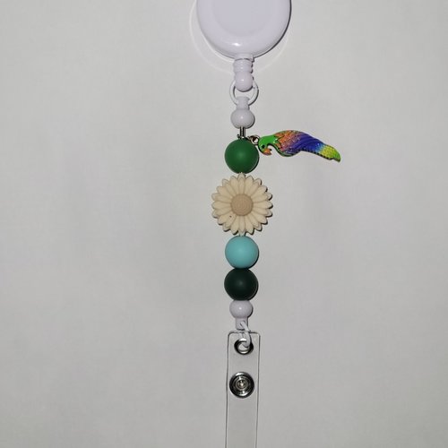 Porte badge retractable