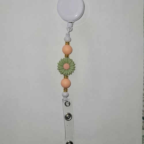 Porte badge retractable