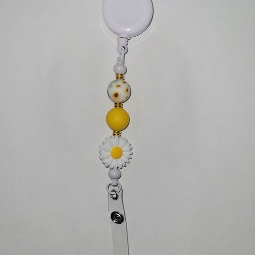 Porte badge retractable