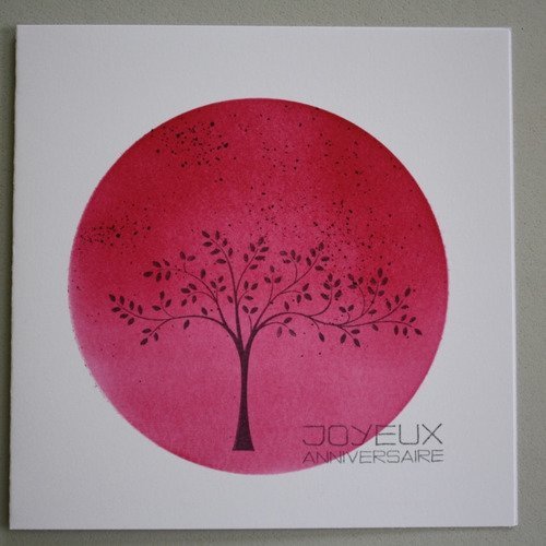 Carte Arbre En Rose Un Grand Marche