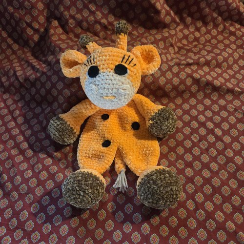 Doudou plat girafe