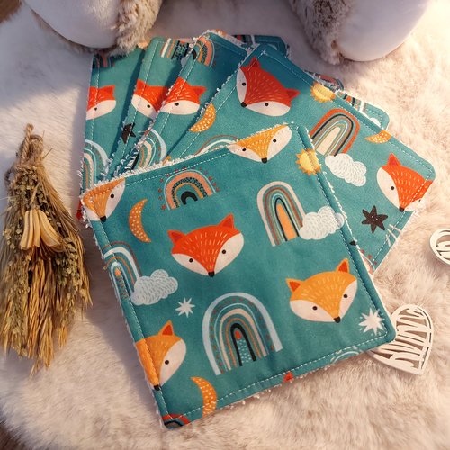 Lingettes réutilisables fait main