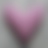 Coussin coeur pied de poule rose post mastectomie ou décoration - cancer du sein - fait main