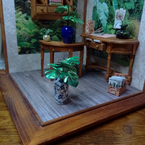 Miniature 1/12eme plante verte