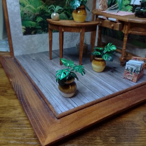 Miniature 1/12eme plante verte