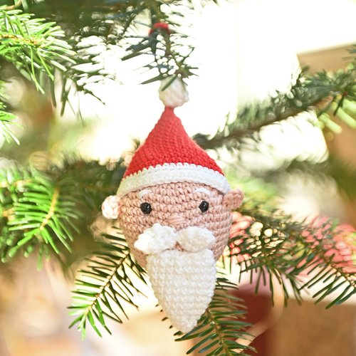Tête de père noël
