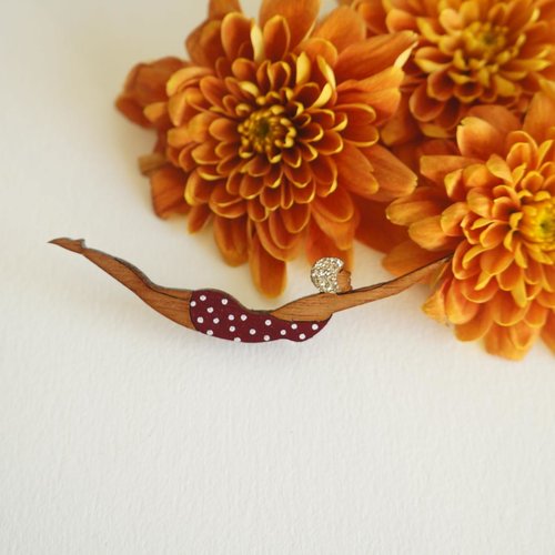Broche plongeuse