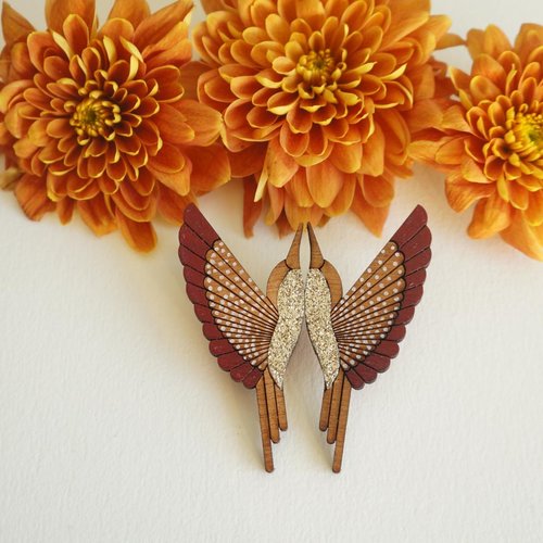 Boucles d'oreilles colibris
