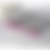 Pics à chignon fuchsia à facettes simples x6 