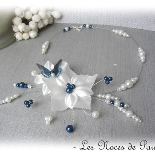 Lot Pic/accessoire Cheveux chignon Mariée/Mariage Bleu roi