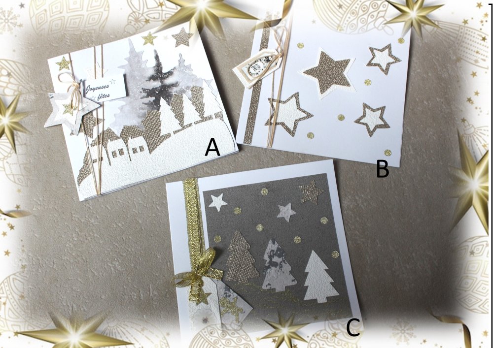 Carte cadeau  - €20 - Dans un étui de Noël Doré 