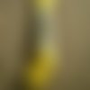 Echevette de fil mouliné  25 en coton  dmc ,  coloris 307 jaune