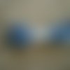 Echevette ancienne de coton à broder  retors dmc , numéro 4  , coloris 2931 bleu 