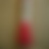 Echevette de coton à canevas retors dmc , numéro 4 , coloris 2103 rouge 