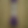 Echevette de coton à canevas retors dmc , numéro 4 , coloris 2394 violet 
