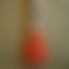Echevette de coton à canevas retors dmc , numéro 4 , coloris 2900 orange vif 