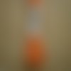 Echevette de coton à canevas retors dmc , numéro 4 , coloris 2360 orange 
