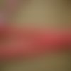 Deux mètres de ruban de velours  , coloris rose corail , largeur 1 cm