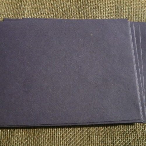 Lot de 10 enveloppes rectangulaires , coloris violet , taille 11,4 x 16,2 cm