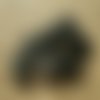 Lot de 7 boutons ovales à deux trous , coloris noir , taille 20/15 mm
