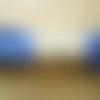 Echevette ancienne de coton à broder  retors dmc , numero 4  , coloris 2797 bleu 