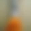 Echevette  de coton à broder  retors dmc , numero 4  , coloris 2740 orange 